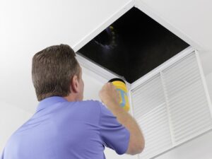 Taking Temperature of Air Ducts